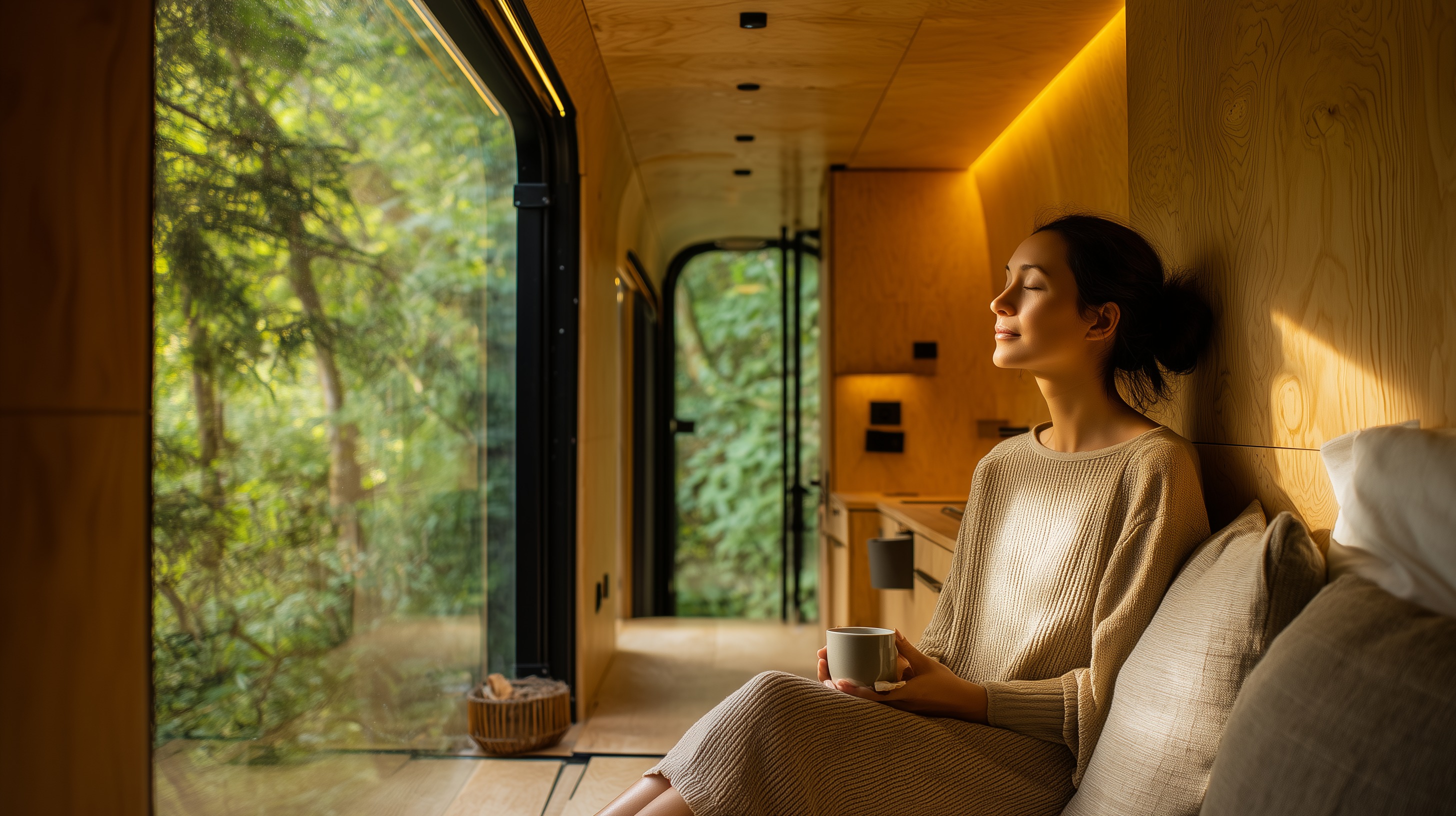 Компактный модульный дом NUMEN SPACE в Грузии — личное пространство для отдыха